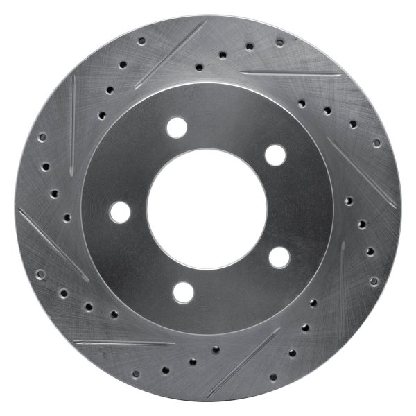 R1 Concepts® - eLINE™ Drilled and Slotted 1-Piece Front Brake Rotor