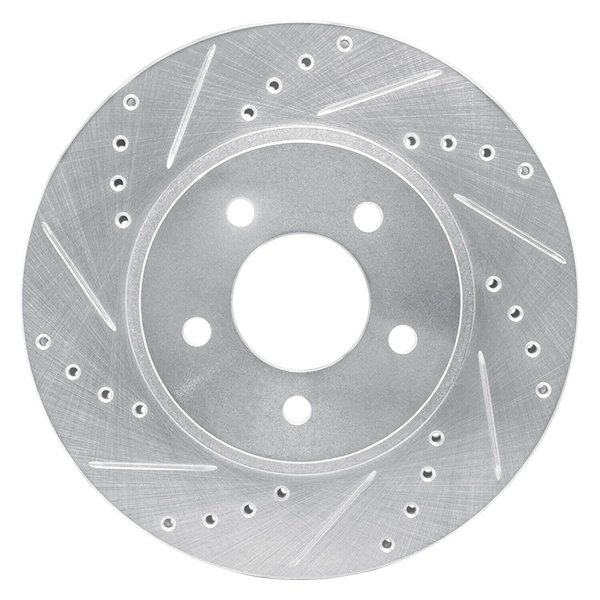 R1 Concepts® - eLINE™ Drilled and Slotted 1-Piece Front Brake Rotor