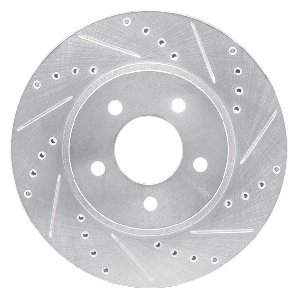 R1 Concepts® - eLINE™ Drilled and Slotted 1-Piece Front Brake Rotor