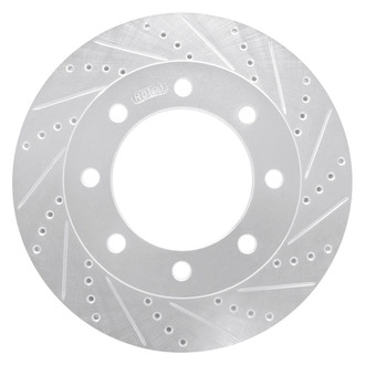 R1 Concepts® - eLINE™ Drilled and Slotted 1-Piece Front Passenger Side Brake Rotor