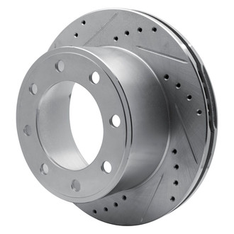 R1 Concepts® - eLINE™ Drilled and Slotted 1-Piece Rear Driver Side Brake Rotor