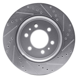 R1 Concepts® - eLINE™ Drilled and Slotted 1-Piece Front Driver Side Brake Rotor