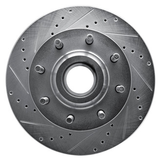 R1 Concepts® - eLINE™ Drilled and Slotted 1-Piece Front Driver Side Brake Rotor