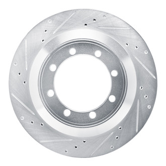 R1 Concepts® - eLINE™ Drilled and Slotted 1-Piece Rear Driver Side Brake Rotor