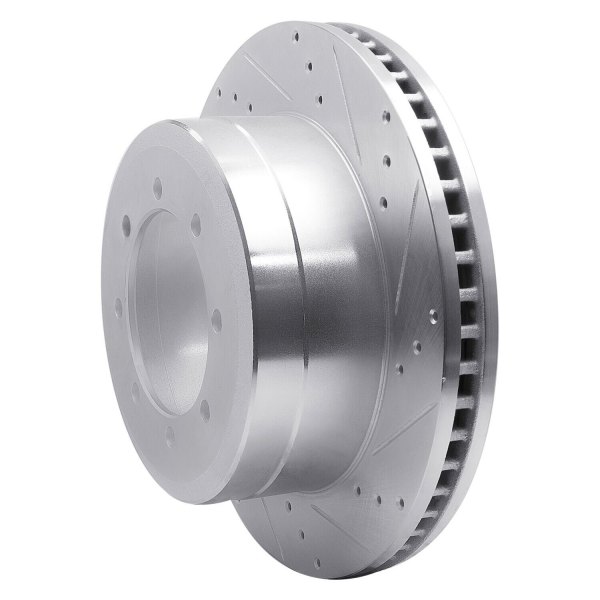 R1 Concepts® - eLINE™ Drilled and Slotted 1-Piece Rear Brake Rotor