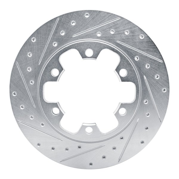 R1 Concepts® - eLINE™ Drilled and Slotted 1-Piece Rear Brake Rotor