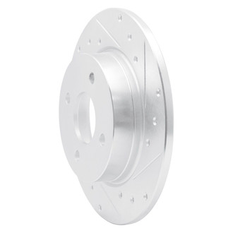 R1 Concepts® - eLINE™ Drilled and Slotted 1-Piece Rear Passenger Side Brake Rotor