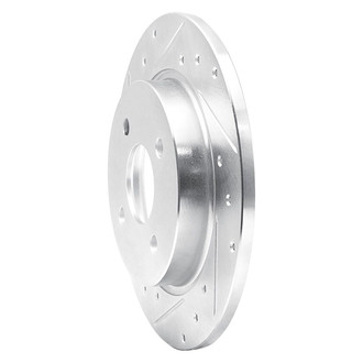 R1 Concepts® - eLINE™ Drilled and Slotted 1-Piece Rear Driver Side Brake Rotor