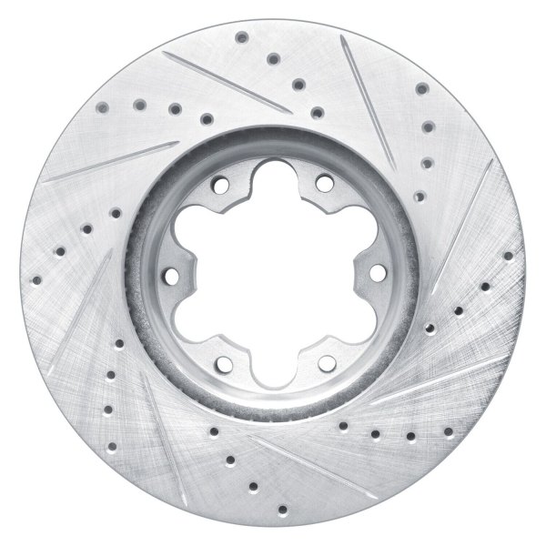 R1 Concepts® - eLINE™ Drilled and Slotted 1-Piece Front Brake Rotor