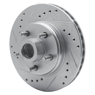 R1 Concepts® - eLINE™ Drilled and Slotted 1-Piece Front Driver Side Brake Rotor