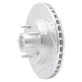 R1 Concepts® - eLINE™ Drilled and Slotted 1-Piece Front Driver Side Brake Rotor