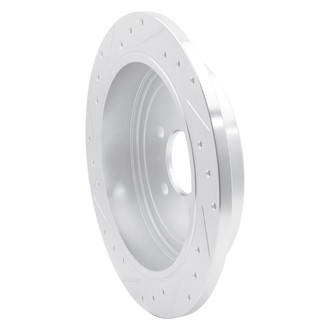 R1 Concepts® - eLINE™ Drilled and Slotted 1-Piece Rear Passenger Side Brake Rotor