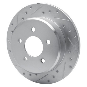 R1 Concepts® - eLINE™ Drilled and Slotted 1-Piece Rear Driver Side Brake Rotor