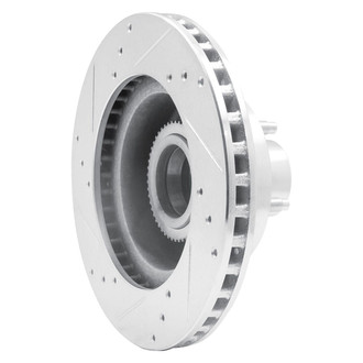 R1 Concepts® - eLINE™ Drilled and Slotted 1-Piece Front Passenger Side Brake Rotor
