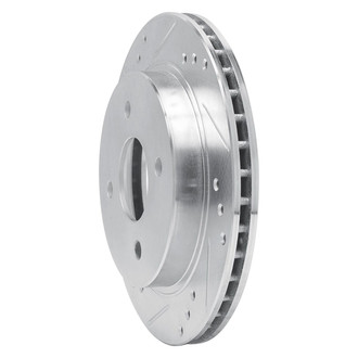 R1 Concepts® - eLINE™ Drilled and Slotted 1-Piece Rear Driver Side Brake Rotor