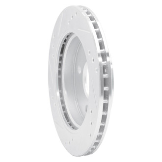 R1 Concepts® - eLINE™ Drilled and Slotted 1-Piece Rear Passenger Side Brake Rotor