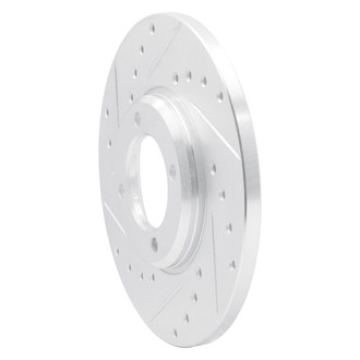 R1 Concepts® - eLINE™ Drilled and Slotted 1-Piece Front Driver Side Brake Rotor