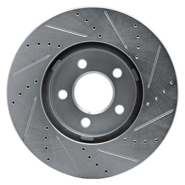 R1 Concepts® - eLINE™ Drilled and Slotted 1-Piece Front Brake Rotor