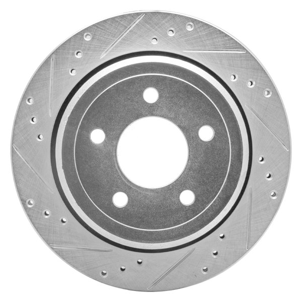 R1 Concepts® - eLINE™ Drilled and Slotted 1-Piece Rear Brake Rotor