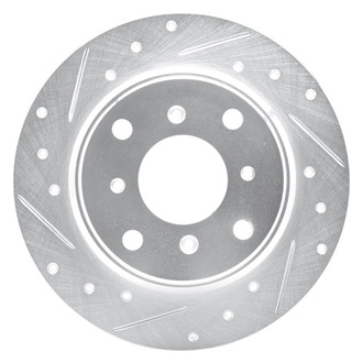 R1 Concepts® - eLINE™ Drilled and Slotted 1-Piece Rear Driver Side Brake Rotor