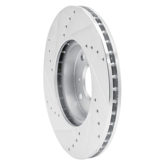 R1 Concepts® - eLINE™ Drilled and Slotted 1-Piece Front Passenger Side Brake Rotor