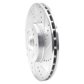 R1 Concepts® - eLINE™ Drilled and Slotted 1-Piece Front Passenger Side Brake Rotor