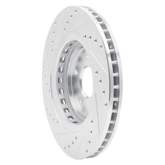 R1 Concepts® - eLINE™ Drilled and Slotted 1-Piece Front Passenger Side Brake Rotor