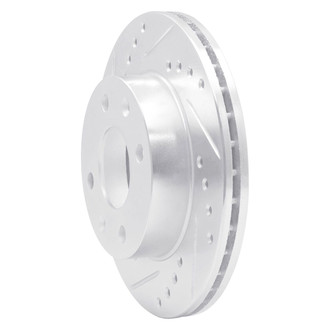R1 Concepts® - eLINE™ Drilled and Slotted 1-Piece Front Driver Side Brake Rotor