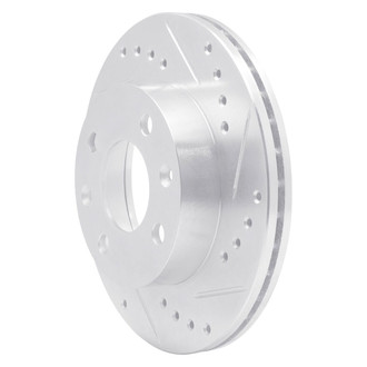 R1 Concepts® - eLINE™ Drilled and Slotted 1-Piece Front Passenger Side Brake Rotor