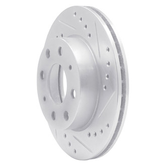 R1 Concepts® - eLINE™ Drilled and Slotted 1-Piece Front Passenger Side Brake Rotor