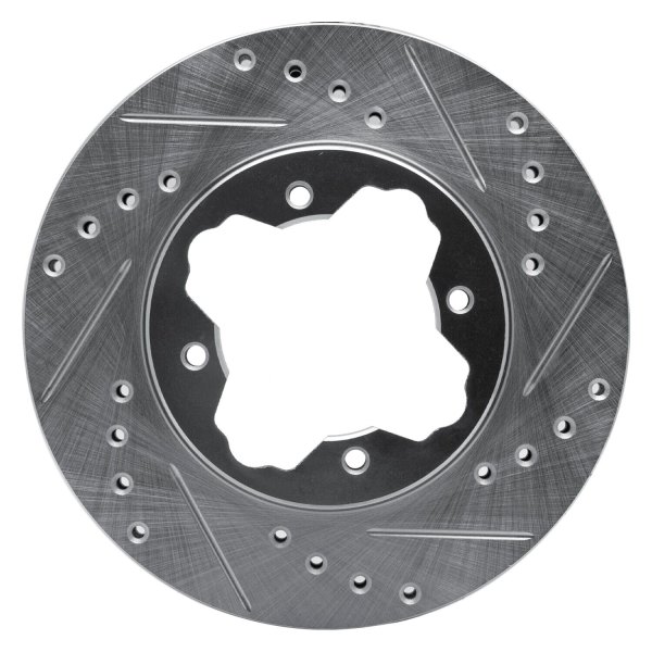 R1 Concepts® - eLINE™ Drilled and Slotted 1-Piece Front Brake Rotor