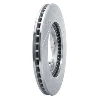 R1 Concepts® - eLINE™ Drilled and Slotted 1-Piece Front Passenger Side Brake Rotor