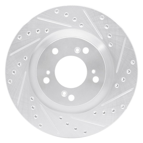 R1 Concepts® - eLINE™ Drilled and Slotted 1-Piece Front Brake Rotor