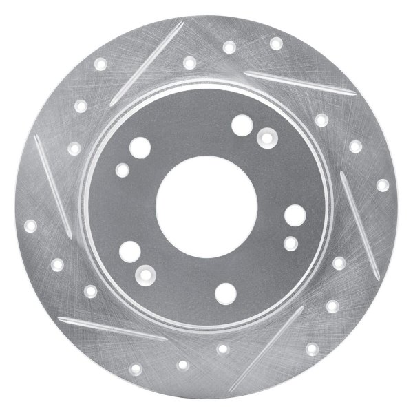 R1 Concepts® - eLINE™ Drilled and Slotted 1-Piece Rear Brake Rotor