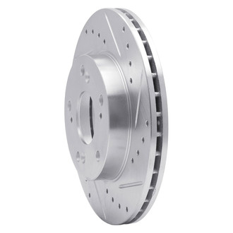 R1 Concepts® - eLINE™ Drilled and Slotted 1-Piece Front Passenger Side Brake Rotor