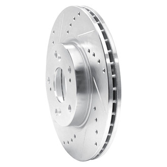 R1 Concepts® - eLINE™ Drilled and Slotted 1-Piece Front Driver Side Brake Rotor