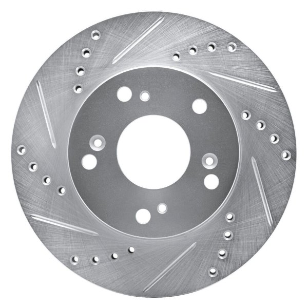 R1 Concepts® - eLINE™ Drilled and Slotted 1-Piece Front Brake Rotor