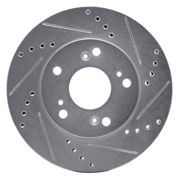 R1 Concepts® - eLINE™ Drilled and Slotted 1-Piece Front Brake Rotor