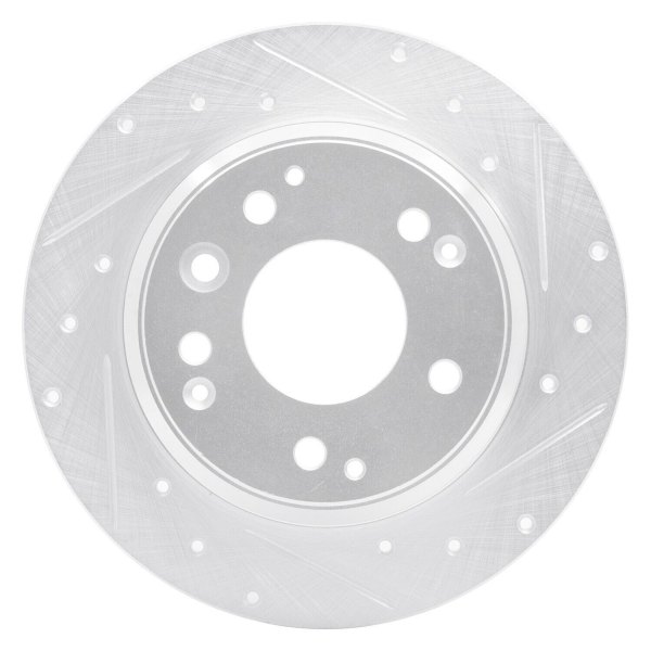 R1 Concepts® - eLINE™ Drilled and Slotted 1-Piece Rear Brake Rotor