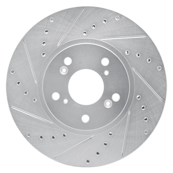 R1 Concepts® - eLINE™ Drilled and Slotted 1-Piece Front Brake Rotor