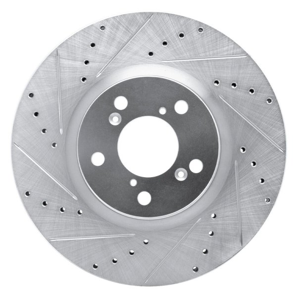 R1 Concepts® - eLINE™ Drilled and Slotted 1-Piece Front Brake Rotor