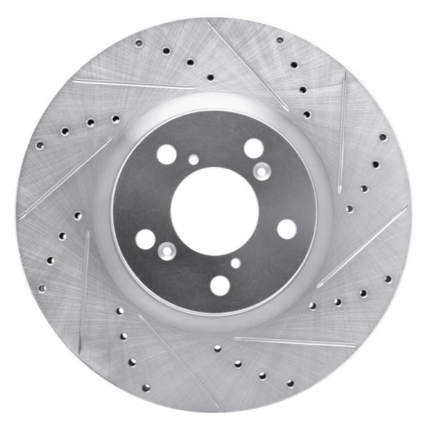 R1 Concepts® - eLINE™ Drilled and Slotted 1-Piece Front Brake Rotor