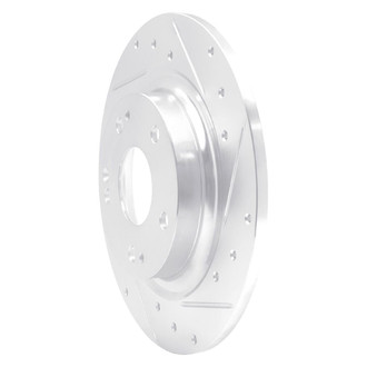 R1 Concepts® - eLINE™ Drilled and Slotted 1-Piece Front Driver Side Brake Rotor