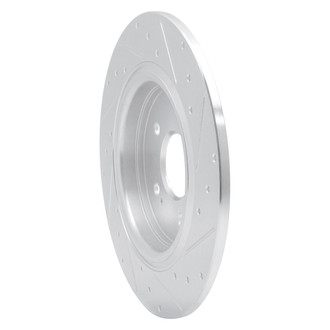R1 Concepts® - eLINE™ Drilled and Slotted 1-Piece Rear Driver Side Brake Rotor