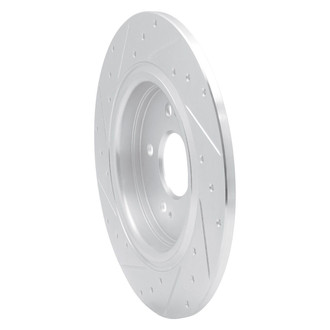 R1 Concepts® - eLINE™ Drilled and Slotted 1-Piece Rear Passenger Side Brake Rotor