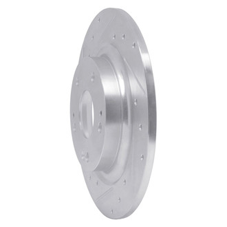R1 Concepts® - eLINE™ Drilled and Slotted 1-Piece Rear Driver Side Brake Rotor