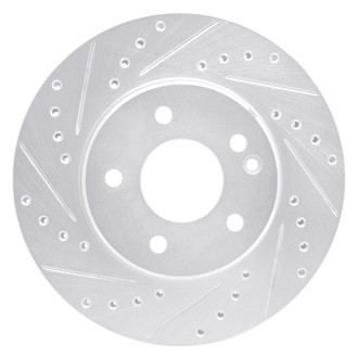 R1 Concepts® - eLINE™ Drilled and Slotted 1-Piece Front Driver Side Brake Rotor