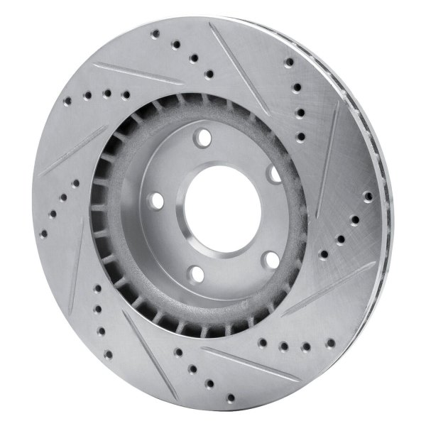 R1 Concepts® - eLINE™ Drilled and Slotted 1-Piece Front Brake Rotor