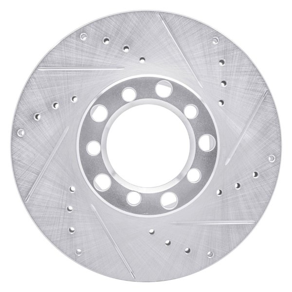 R1 Concepts® - eLINE™ Drilled and Slotted 1-Piece Front Brake Rotor