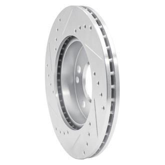 R1 Concepts® - eLINE™ Drilled and Slotted 1-Piece Front Passenger Side Brake Rotor